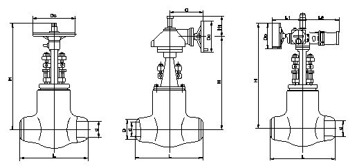 Z961Y磅級(jí)電站閘閥